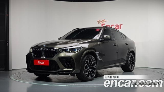 BMW X6M 2020 — 199 846 км, светло-золотистый, Корея — под ключ — фото 1