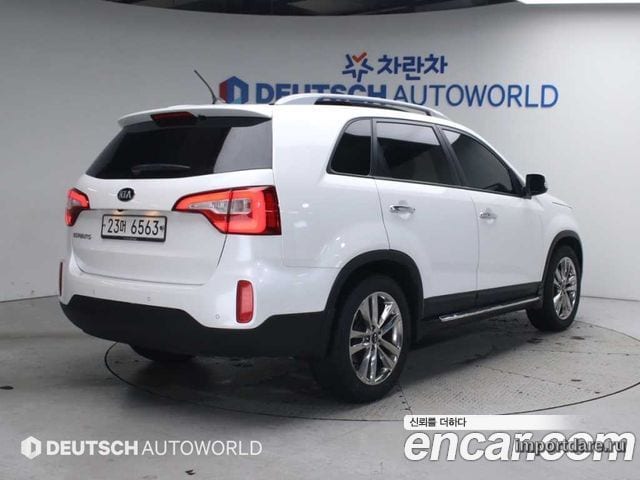 KIA SORENTO R 2014 — 130 851 км, белый, Корея — под ключ — фото 3