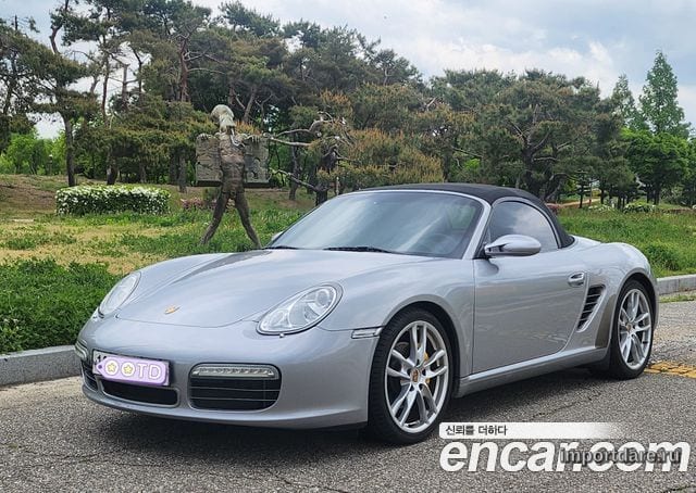 PORSCHE BOXSTER 2005 — 135 237 км, серебристо-серый, Корея — под ключ — фото 1