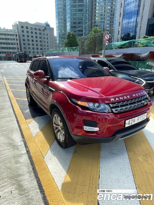 LAND ROVER RANGE ROVER EVOQUE 2015 — 117 500 км, красный, Корея — под ключ — фото 1