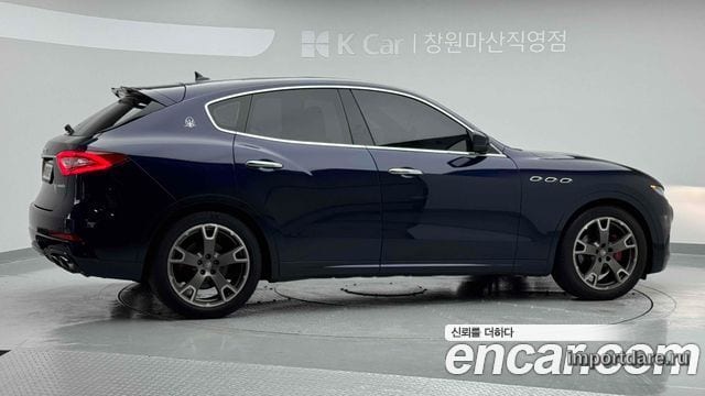 MASERATI LEVANTE 2017 — 143 220 км, синий, Корея — под ключ — фото 2