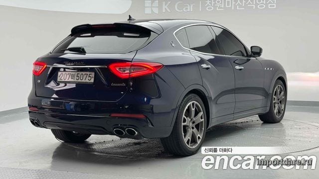 MASERATI LEVANTE 2017 — 143 220 км, синий, Корея — под ключ — фото 3