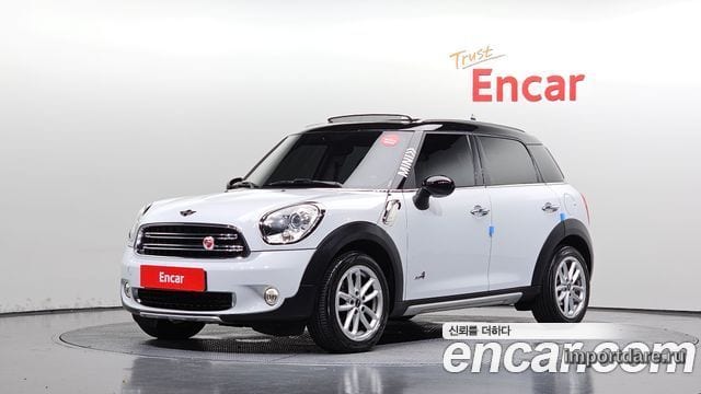 MINI COOPER D COUNTRYMAN 2016 — 132 760 км, белый, Корея — под ключ — фото 1