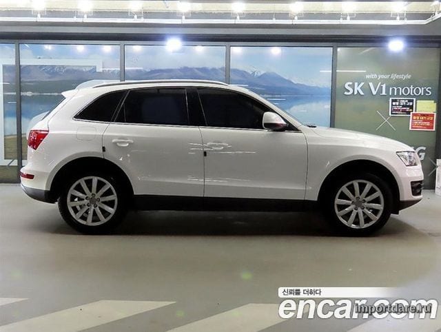 AUDI Q5 2011 — 95 336 км, белый, Корея — под ключ — фото 3