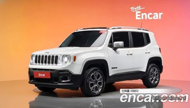 JEEP RENEGADE 2017 — 129 493 км, белый, Корея — под ключ — фото 2