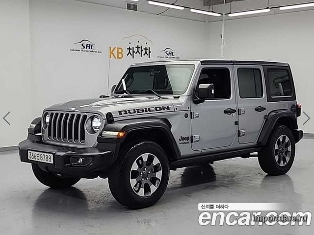 JEEP WRANGLER 2018 — 177 220 км, серебристо-серый, Корея — под ключ — фото 1