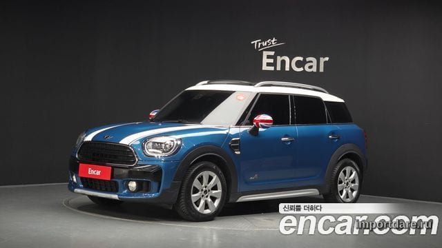 MINI COOPER D COUNTRYMAN 2018 — 64 102 км, синий, Корея — под ключ — фото 1