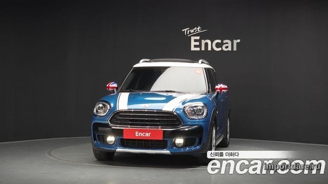 MINI COOPER D COUNTRYMAN 2018 — 64 102 км, синий, Корея — под ключ — фото 3
