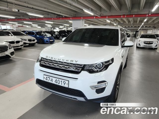 LAND ROVER DISCOVERY SPORT 2017 — 112 000 км, белый, Корея — под ключ — фото 1