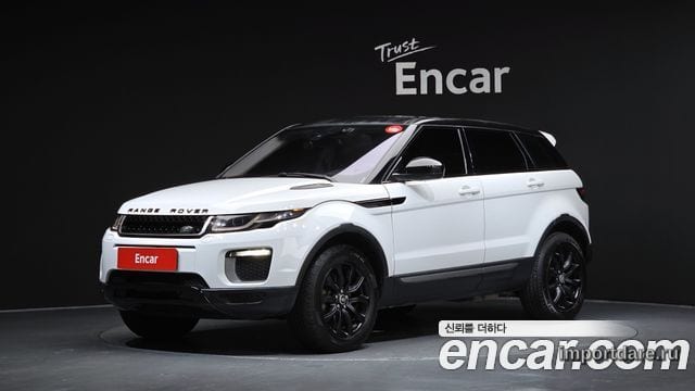 LAND ROVER RANGE ROVER EVOQUE 2016 — 101 384 км, белый, Корея — под ключ — фото 1