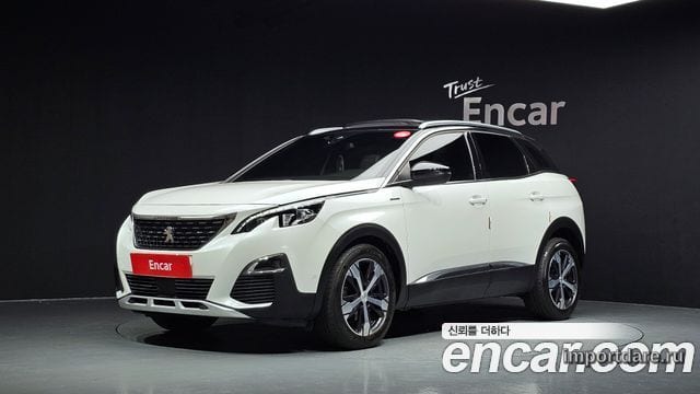 PEUGEOT 3008 2018 — 95 437 км, белый, Корея — под ключ — фото 1