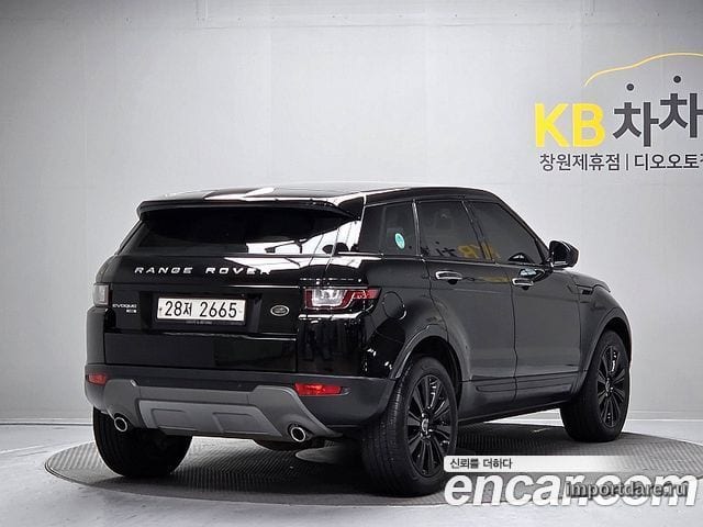 LAND ROVER RANGE ROVER EVOQUE 2018 — 114 354 км, чёрный, Корея — под ключ — фото 2