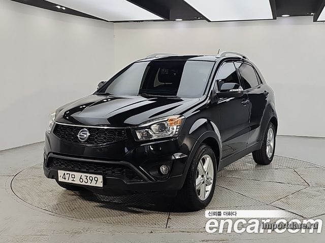 KGM KORANDO C 2014 — 160 000 км, чёрный, Корея — под ключ — фото 1