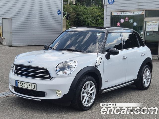 MINI COOPER D COUNTRYMAN 2016 — 93 120 км, белый, Корея — под ключ — фото 1