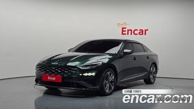 KIA K8 HYBRID 2022 — 151 377 км, тёмно-зелёный, Корея — под ключ — фото 1