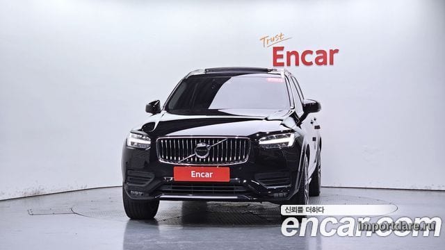 VOLVO XC90 2022 — 72 756 км, чёрный, Корея — под ключ — фото 3