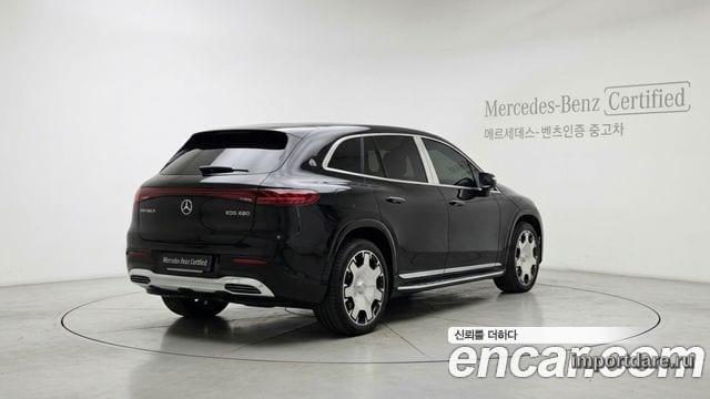 MERCEDES-BENZ EQS SUV X296 2025 — 4 891 км, чёрный, Корея — под ключ — фото 2