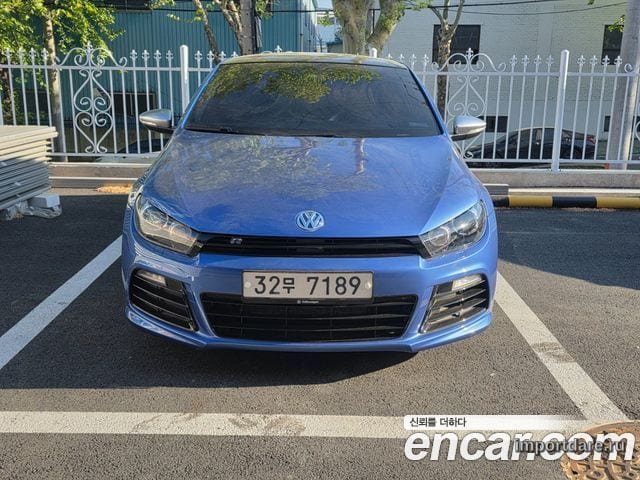 VOLKSWAGEN SCIROCCO 2013 — 194 500 км, синий, Корея — под ключ — фото 1