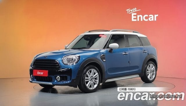 MINI COOPER COUNTRYMAN 2020 — 38 105 км, синий, Корея — под ключ — фото 2