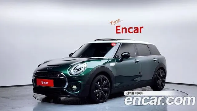 MINI COOPER S CLUBMAN 2016 — 134 356 км, зелёный, Корея — под ключ — фото 1