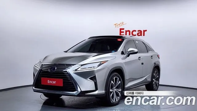 LEXUS RX450H 2019 — 66 797 км, светло-золотистый, Корея — под ключ — фото 1