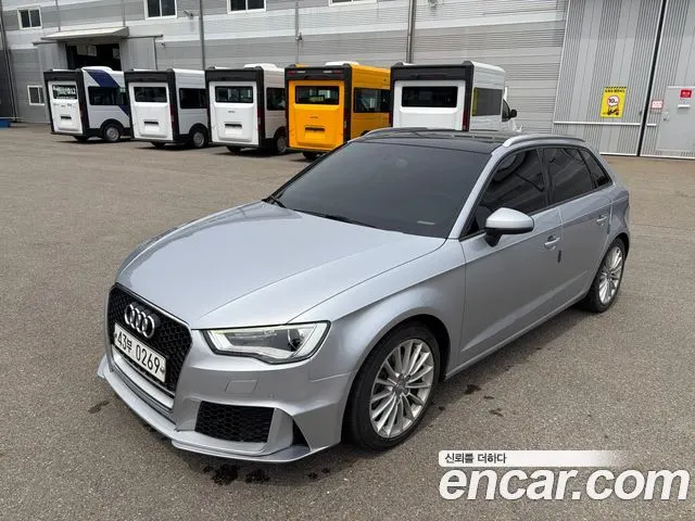 AUDI A3 2015 — 124 739 км, серебристый, Корея — под ключ — фото 1