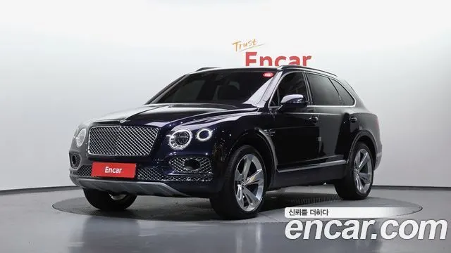 BENTLEY BENTAYGA 2017 — 78 371 км, синий, Корея — под ключ — фото 11