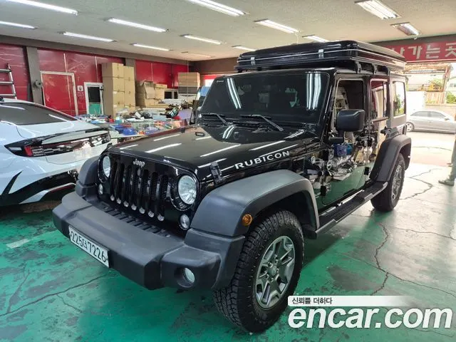 JEEP WRANGLER 2017 — 79 300 км, чёрный, Корея — под ключ — фото 3
