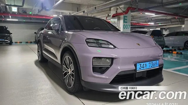 PORSCHE MACAN (EV) 2025 — 8 500 км, фиолетовый, Корея — под ключ — фото 11