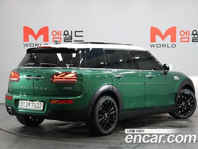 MINI COOPER CLUBMAN 2020 — 22 621 км, зелёный, Корея — под ключ — фото 3