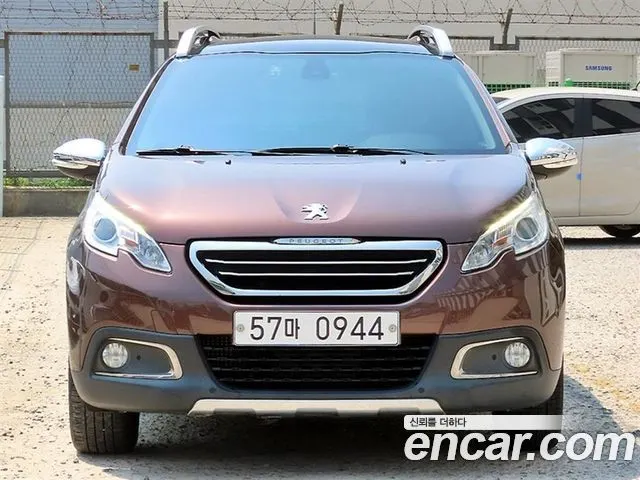 PEUGEOT 2008 2016 — 79 837 км, коричневый, Корея — под ключ — фото 12