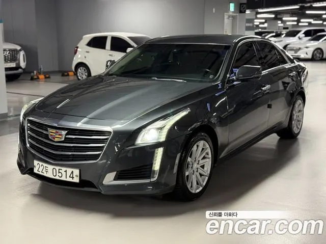 CADILLAC CTS 2015 — 114 668 км, серый, Корея — под ключ — фото 2