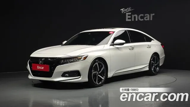HONDA ACCORD 1 (0 ПОК.) 2018 — 77 257 км, белый, Корея — под ключ — фото 1