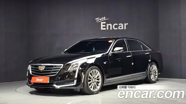 CADILLAC CT6 2018 — 85 604 км, чёрный, Корея — под ключ — фото 1