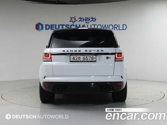 LAND ROVER RANGE ROVER SPORT 2017 — 48 460 км, белый, Корея — под ключ — фото 4