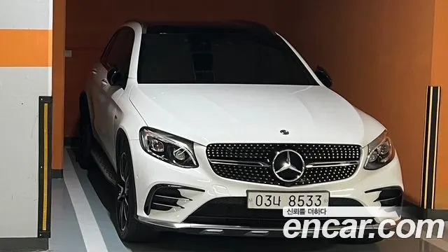 MERCEDES-BENZ GLC-CLASS X253 2018 — 65 000 км, белый, Корея — под ключ — фото 1