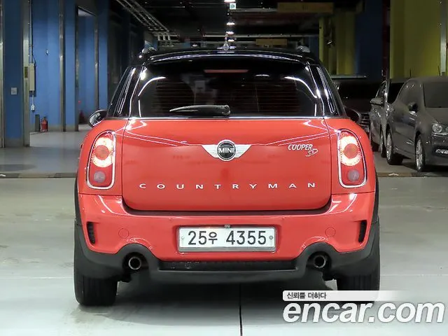MINI COOPER COUNTRYMAN 2012 — 180 000 км, красный, Корея — под ключ — фото 3