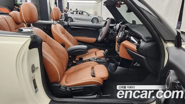 MINI COOPER S CONVERTIBLE 2022 — 69 647 км, белый-перламутр, Корея — под ключ — фото 11