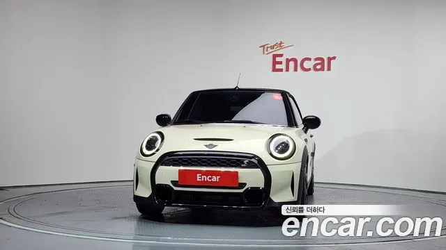 MINI COOPER S CONVERTIBLE 2022 — 69 647 км, белый-перламутр, Корея — под ключ — фото 3