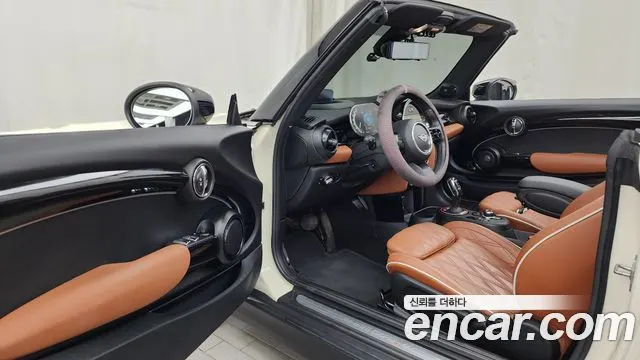 MINI COOPER S CONVERTIBLE 2022 — 69 647 км, белый-перламутр, Корея — под ключ — фото 10