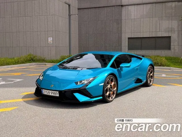 LAMBORGHINI HURACAN 2024 — 4 930 км, синий, Корея — под ключ — фото 11
