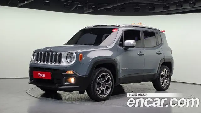 JEEP RENEGADE 2017 — 173 658 км, голубой, Корея — под ключ — фото 1
