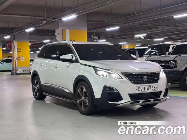 PEUGEOT 5008 2019 — 50 004 км, белый, Корея — под ключ — фото 1