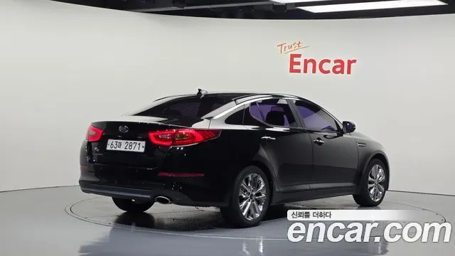 KIA K5 2015 — 167 963 км, чёрный, Корея — под ключ — фото 2