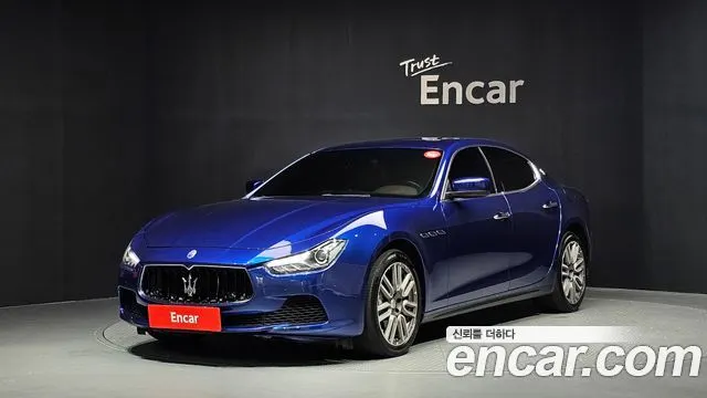 MASERATI GHIBLI 2016 — 97 192 км, синий, Корея — под ключ — фото 1