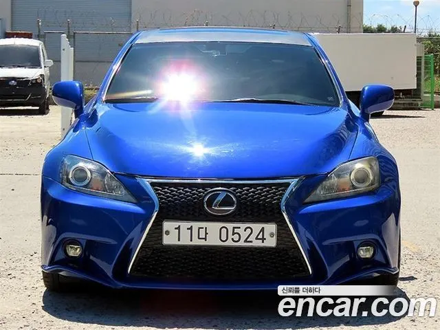 LEXUS IS F 2012 — 97 968 км, синий, Корея — под ключ — фото 1