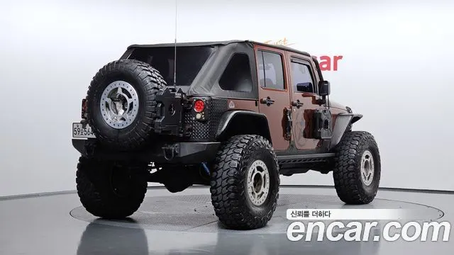 JEEP WRANGLER 2014 — 98 907 км, оранжевый, Корея — под ключ — фото 2
