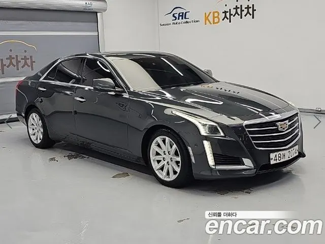 CADILLAC CTS 2015 — 110 000 км, серый, Корея — под ключ — фото 4
