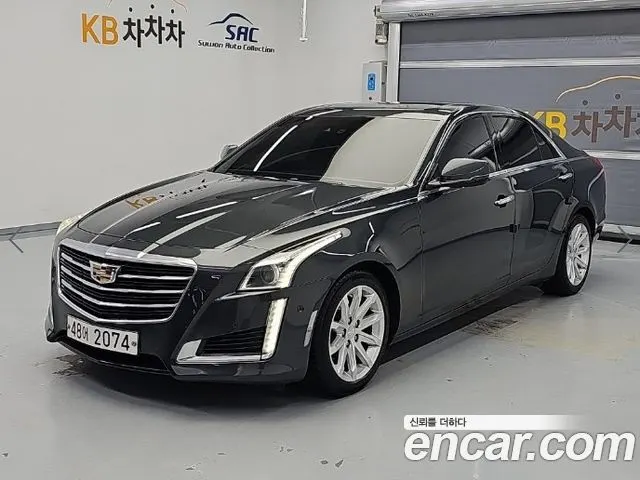 CADILLAC CTS 2015 — 110 000 км, серый, Корея — под ключ — фото 10