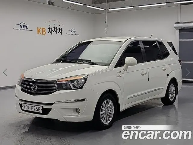 KGM KORANDO TURISMO 2014 — 138 771 км, белый, Корея — под ключ — фото 2